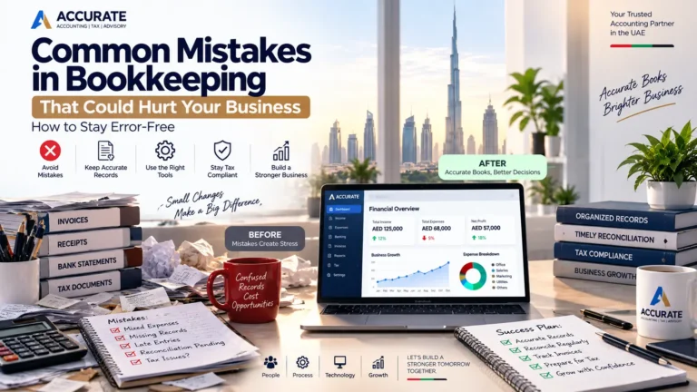 Common bookkeeping mistakes that can hurt businesses in the UAE