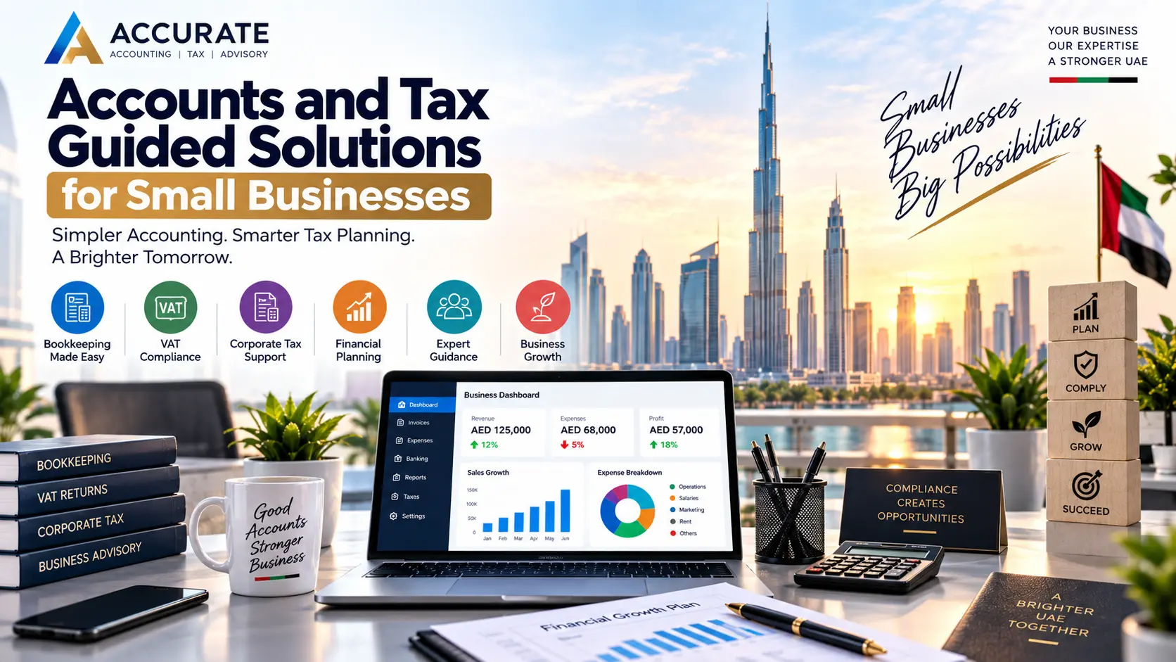 Accounting and tax solutions for small businesses in the UAE