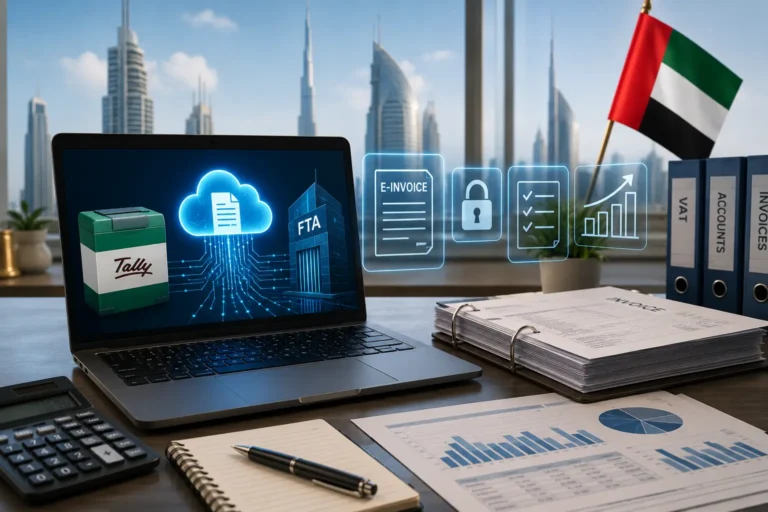 Tally e-Invoicing UAE setup and FTA compliance